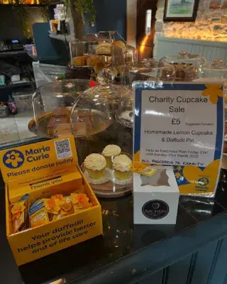We’re Fundraising For Marie Curie 🌼

Friday 21st March > Sunday 23rd March 2025. 

Homemade Lemon Cupcakes 🧁 and Daffodil Pins. 

All proceeds go to charity 💛 @mariecurieuk